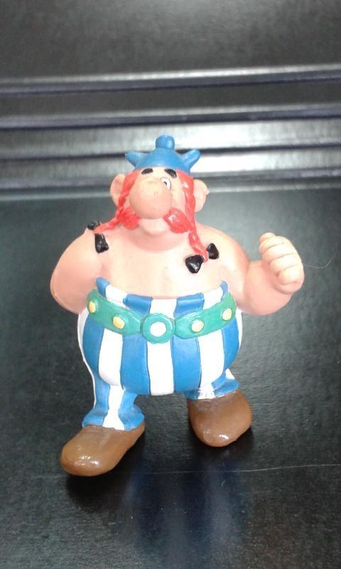 Figura de goma: Obelix de la serie Asterix y Obelix