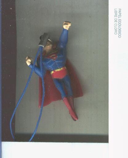 Figura colgante plastico 5 cm altura de Superman