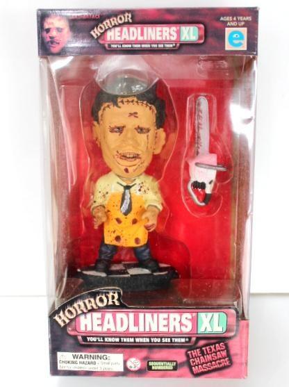 Horror Headliners XL Figura/Figure: CARA DE CUERO / Leatherface - La Matanza de Texas (Equity Marketing)