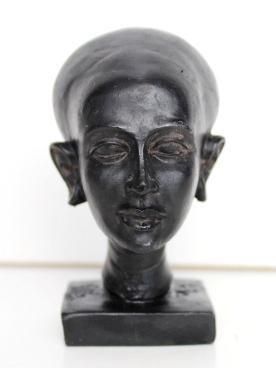 Figura Egipcia: Cabeza NEFERTITI (7cm altura)