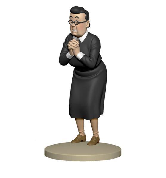 TINTIN Figura resina MADAME IRMA sirvienta de la Castafiore  13.5cm (ref. #42223)