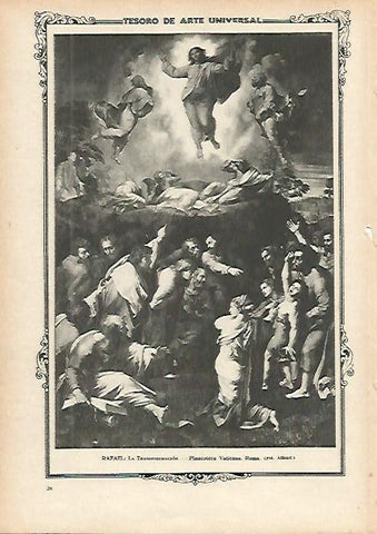 LAMINA 1263. RAFAEL. La Transfiguracion