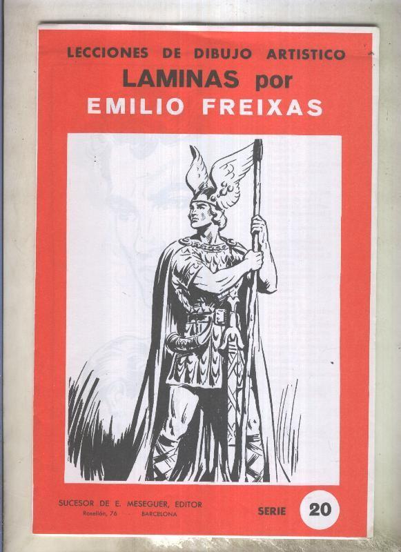 Lecciones de dibujo artistico serie numero 20: Dibujo a pluma de figuras por Emilio Freixas