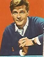 CROMO 729 FIGURAS DE LA TV: Roger Moore numero 57