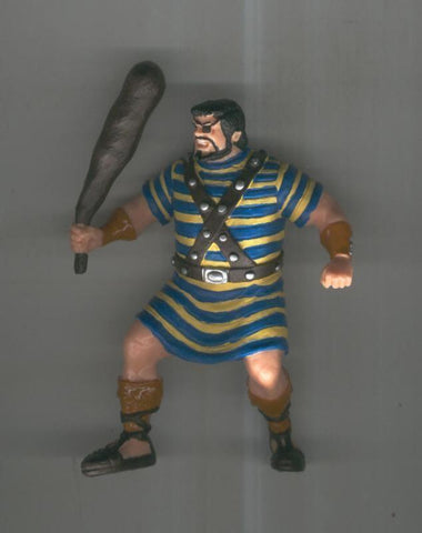 Figura de goma: Goliath (azul claro + amarillo la ropa)