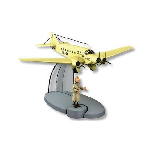 Avion Tintin con figura: avion de la Sabena 00-AGY del album La isla negra 2016 (ref. #29554)