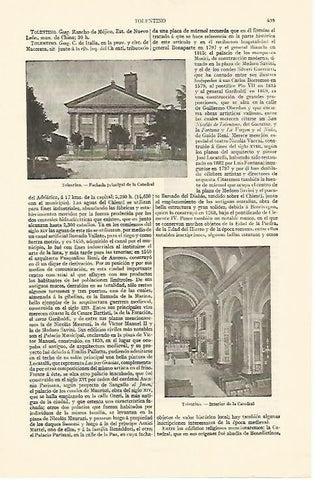 LAMINA ESPASA 1279: Catedral de Tolentino Italia