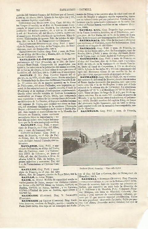 LAMINA ESPASA 12411: Calle tipica de Saulzoir Francia