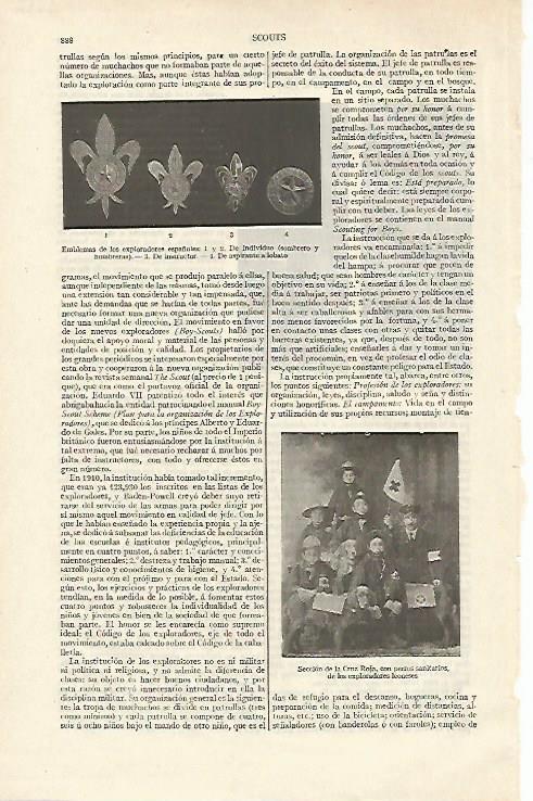 LAMINA ESPASA 12436: Emblemas de los exploradores de España