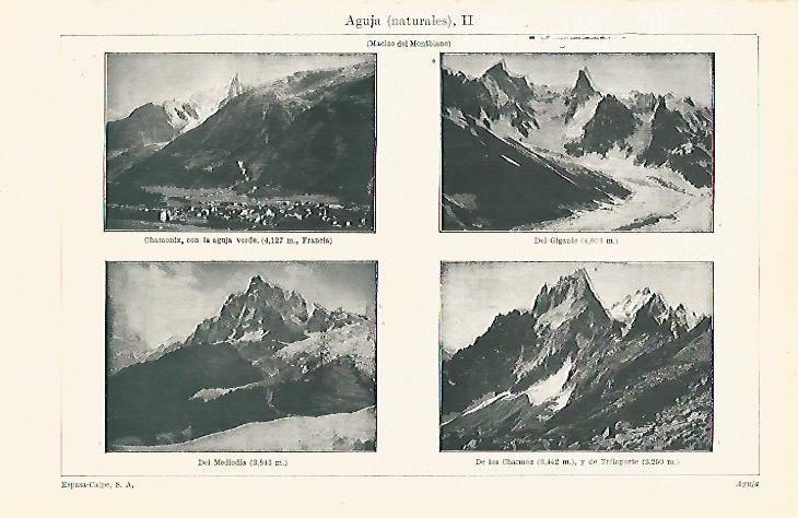 LAMINA ESPASA 12678: Macizo del Montblanc