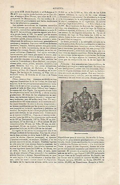LAMINA ESPASA 12806: Montañeses de Armenia