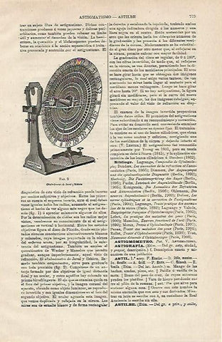 LAMINA ESPASA 12917: Oftalmometro de Javal y Schhiota