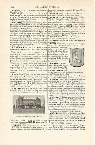 LAMINA ESPASA 12990: Castillo de Auneau Francia