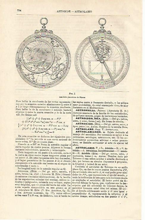 LAMINA ESPASA 12920: Astrolabio de Hiparco