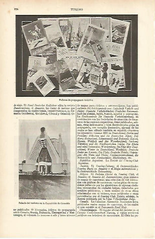LAMINA ESPASA 12013: Folletos de propaganda turistica