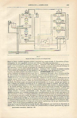 LAMINA ESPASA 12630: Esquema del sistema de agregados de la Hildegarde Huite
