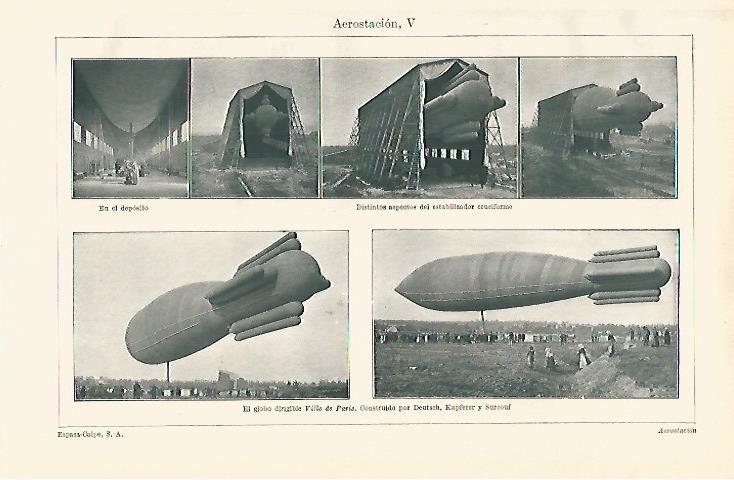 LAMINA ESPASA 12559: El globo dirigible Ville de Paris