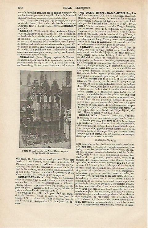 LAMINA ESPASA 12479: Tumba de San Sebaldo en Nuremberg