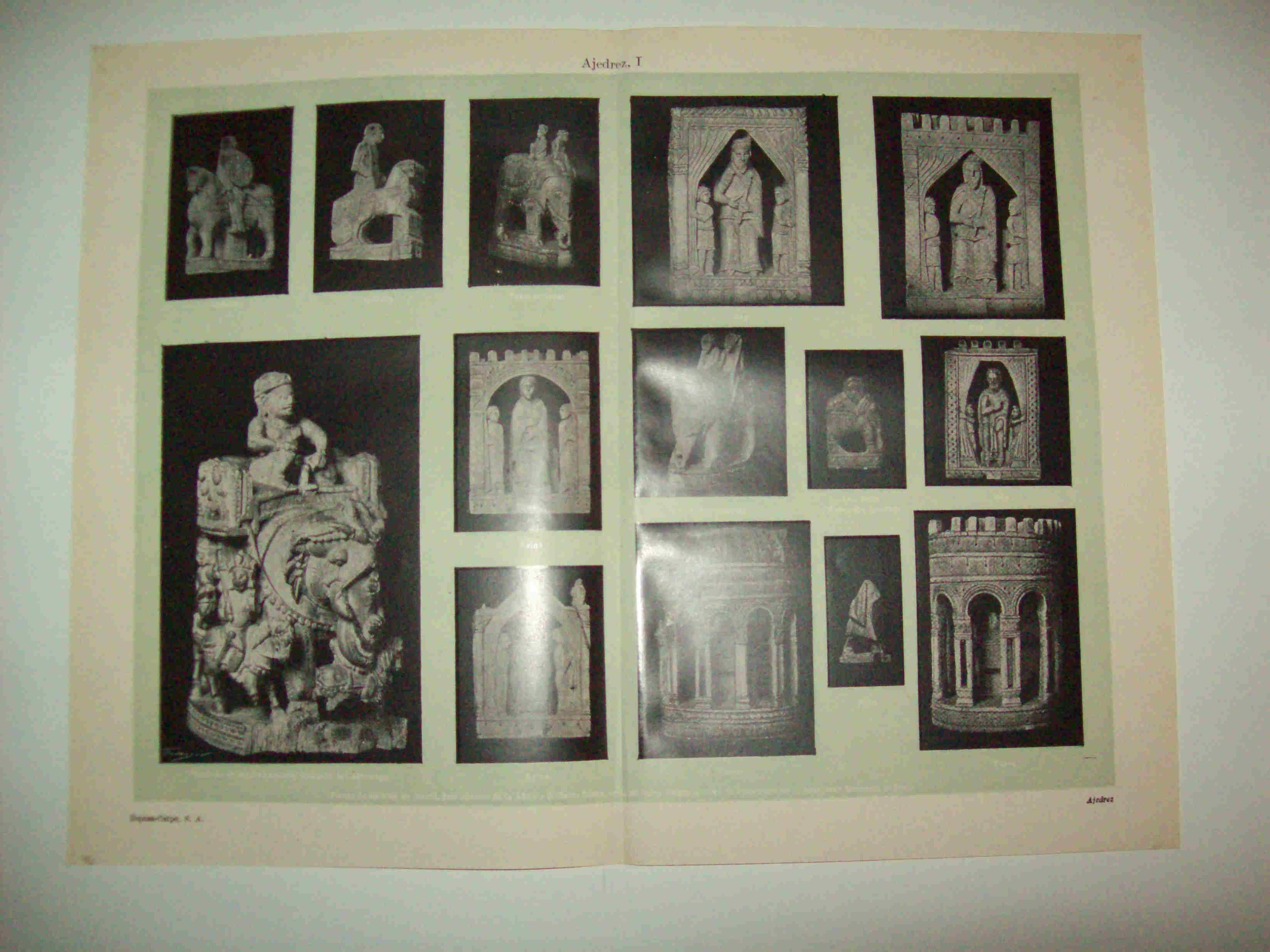 LAMINA ESPASA 12716: Ajedrez de la Abadia de Saint Denis Francia