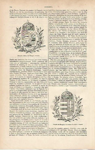 LAMINA ESPASA 4508: Escudos de Hungria