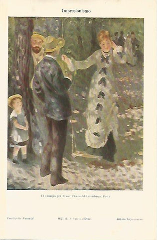 LAMINA ESPASA 4552: El columpio por Renoir