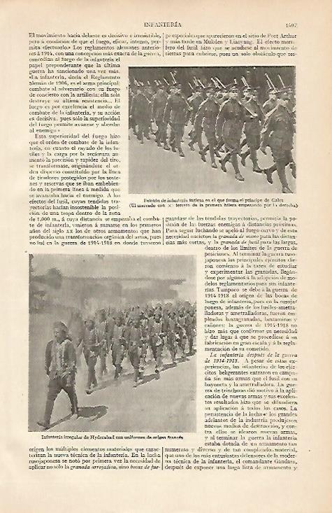 LAMINA ESPASA 4591: Peloton de infanteria inglesa