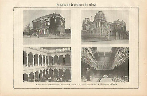 LAMINA ESPASA 4598: Escuela de Ingenieros de Minas de Madrid