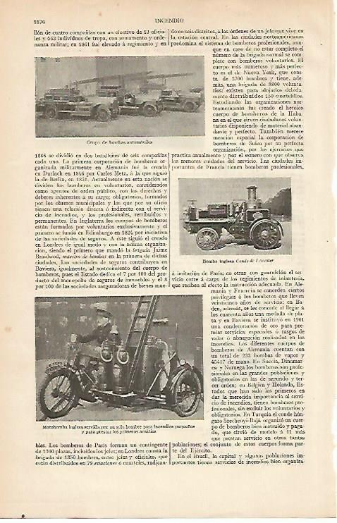 LAMINA ESPASA 4558: Coches de bomberos