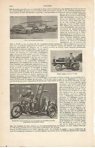 LAMINA ESPASA 4558: Coches de bomberos
