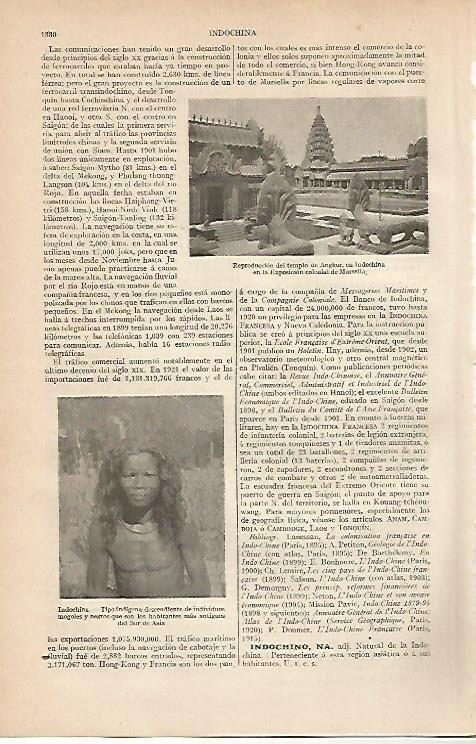 LAMINA ESPASA 4578: Indochina