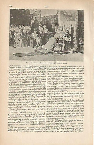 LAMINA ESPASA 4585: Doña Ines de Castro por Martinez Cubells
