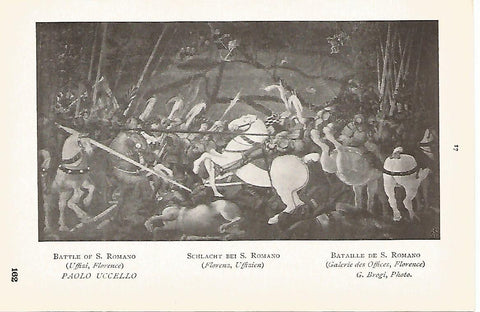 Lamina 382: UCCELLO. Batalla de San Romano