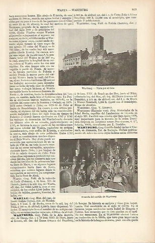LAMINA ESPASA 4190: Castillo del Wartburg