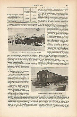 LAMINA ESPASA 5430: Tren electrico Barcelona- Terrassa