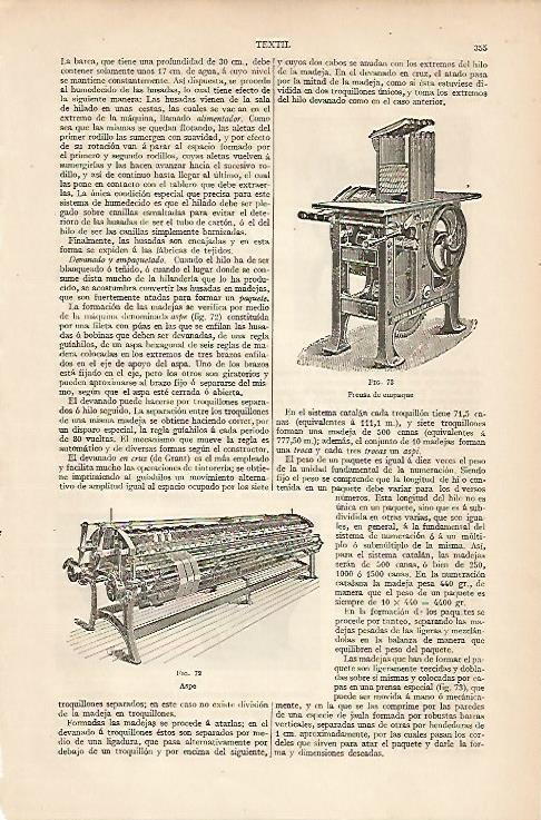 LAMINA ESPASA 8325: Prensa de empaque y aspe
