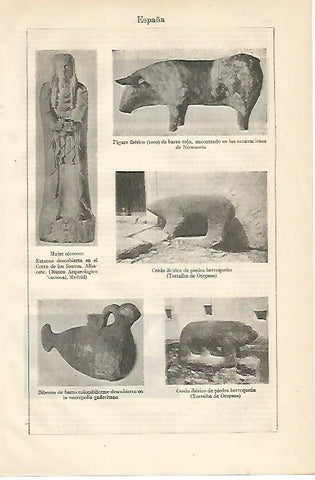 LAMINA ESPASA 10275: Esculturas ibericas