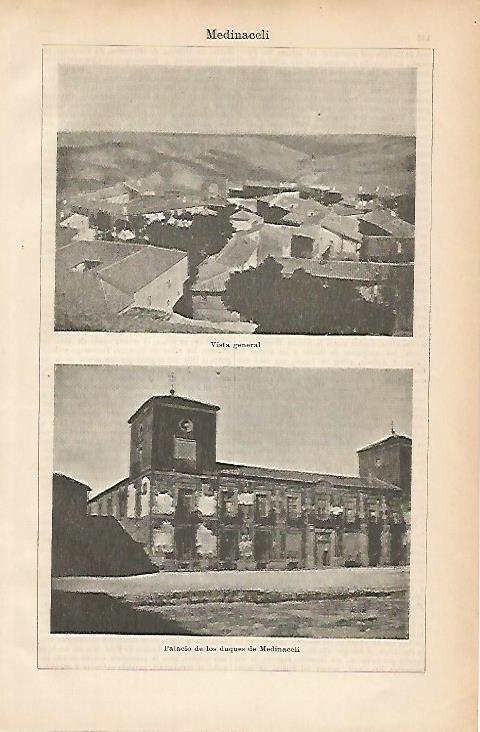 LAMINA ESPASA 11611: Vista general de Medinacelli