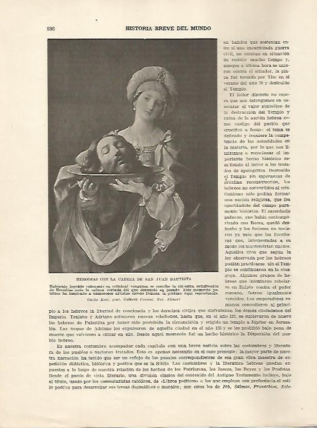 LAMINA 5118: Herodias con la cabeza de Juan el Bautista