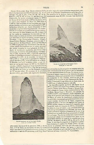 LAMINA ESPASA 15666: Montagne Pelee