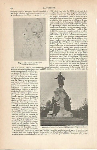 LAMINA ESPASA 8913: General La Fayette