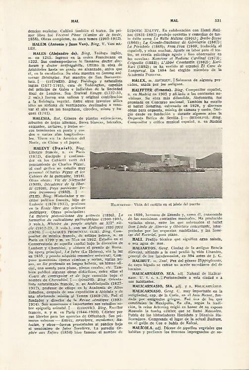 LAMINA SALVAT 80137: Castillo de Halicarnaso Turquia