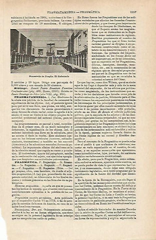 LAMINA ESPASA 17303: Refectorio del Monasterio de Praglia Italia