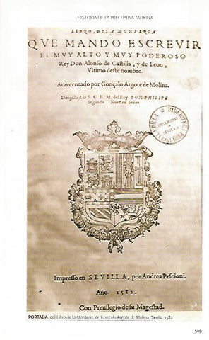 LAMINA COSSIO 50020: Libro de la Monteria 1582