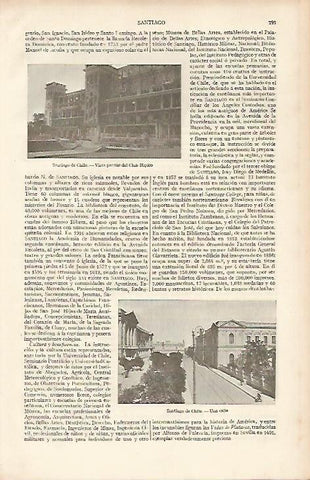 LAMINA ESPASA 19459: Club Hipico de Santiago de Chile