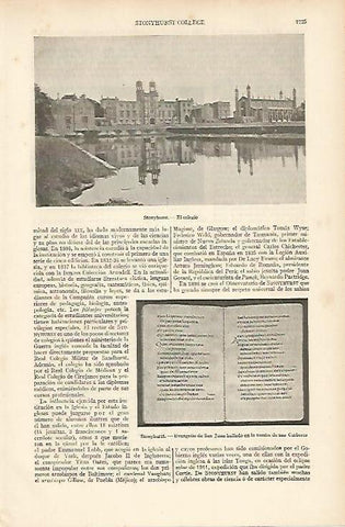 LAMINA ESPASA 7392: Colegio de Stonyhurst Lancashire  Inglaterra
