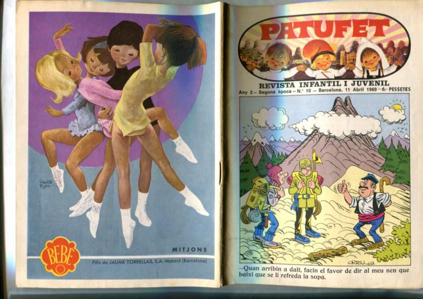 Patufet segona epoca numero 010: El sereno, Jordi L'aprenent, La nuri: del dret i del reves