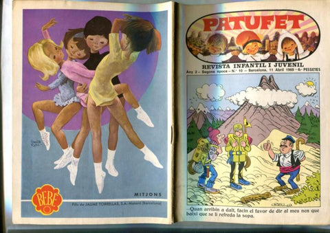 Patufet segona epoca numero 010: El sereno, Jordi L'aprenent, La nuri: del dret i del reves