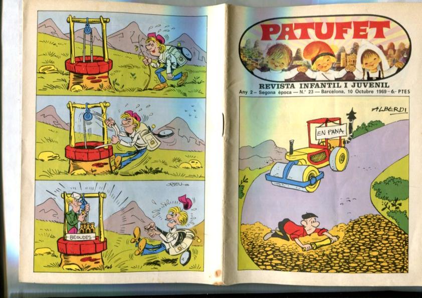 Patufet segona epoca numero 023: El gat i la guilla conte popular rus, Jordi L'aprenent, La nuri: la marquesa i la duquesa