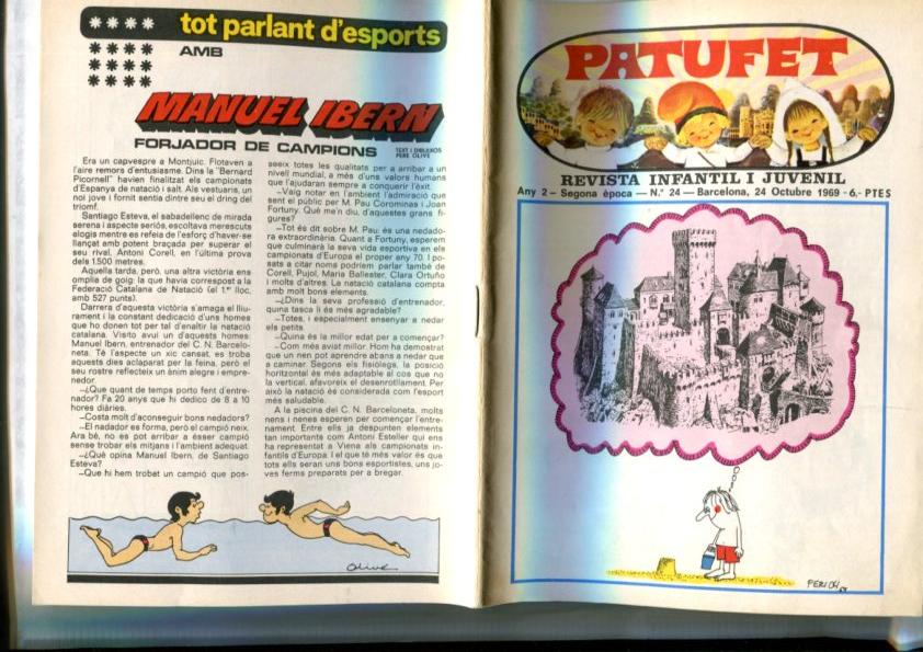 Patufet segona epoca numero 024: la nena eixerida conte popular rus, La Montserrat, La nuri: tal i cual