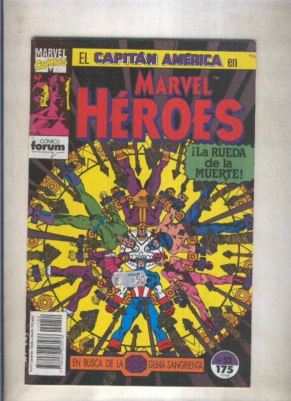 Marvel Heroes numero 52: El Capitan America (numerado 2 en trasera)